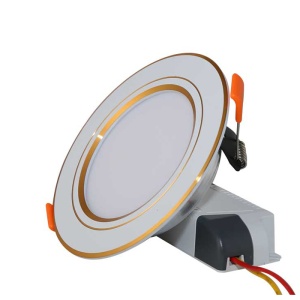 Đèn LED Âm trần Downlight 90.7W (Viền Vàng)